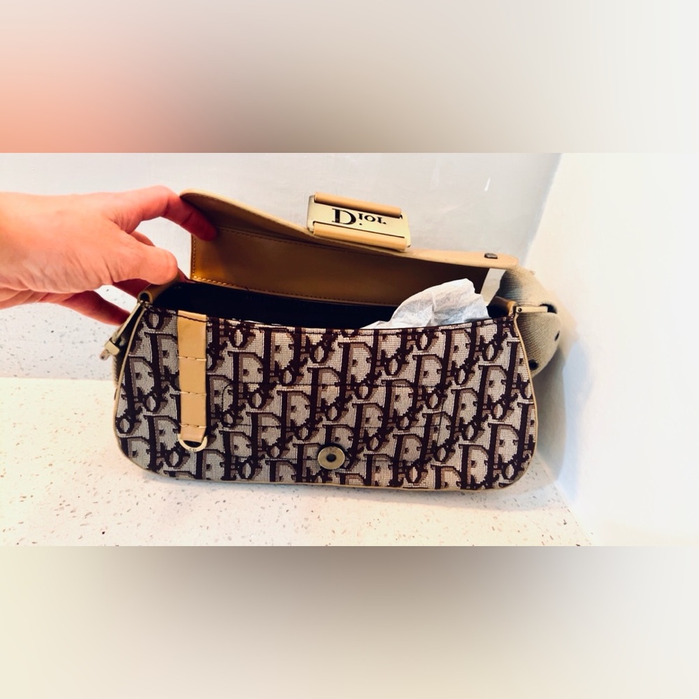 Dior Tan and Brown Shoulder Bag - Picture 7 of 8